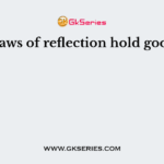 The laws of reflection hold good for