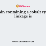 Vitamin containing a cobalt cyanide linkage is