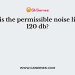 What is the permissible noise limit of 120 db?