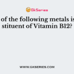 Which of the following metals is a constituent of Vitamin B12?