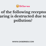 Which of the following receptor organ for hearing is destructed due to noise pollution?