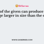 Which of the given can produce a virtual image larger in size than the object ?