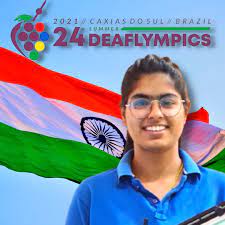 Vedika Sharma wins bronze in women's 10m air pistol in Deaflympics 2021