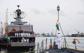 INS Gomati decommissioned at Naval Dockyard in Mumbai