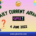 Daily Quiz on Current Affair