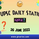 UPSC Daily Static Quiz