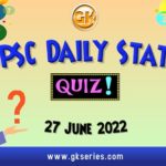UPSC Daily Static Quiz