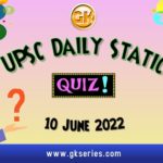 UPSC Daily Static Quiz
