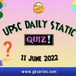 UPSC Daily Static Quiz