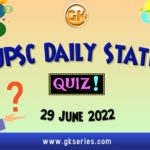 UPSC Daily Static Quiz