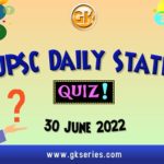 UPSC Daily Static Quiz