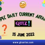 UPSC Daily Current Affairs Quiz