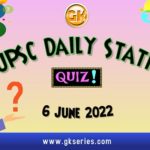 UPSC Daily Static Quiz
