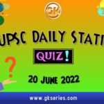 UPSC Daily Static Quiz