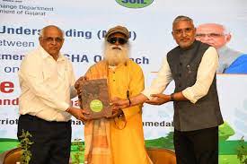 Gujarat government signed MoU with Isha Outreach to conserve soil
