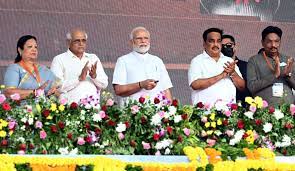 PM Modi inaugurates development initiatives during Gujarat Gaurav abhiyan