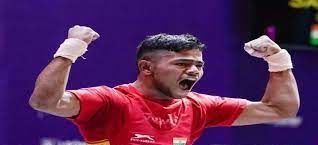 Saanapathi Gurunaidu clinches gold medal at IWF Youth World Championship