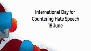International Day for Countering Hate Speech: 18 June 