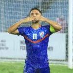 Sunil Chhetri becomes joint 5th highest goalscorer