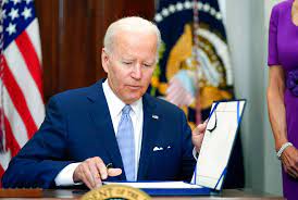 US president, Joe Biden signs landmark gun safety bill