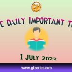 UPSC Daily Important Topic