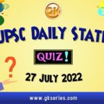 UPSC Daily Static Quiz