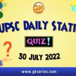 UPSC Daily Static Quiz