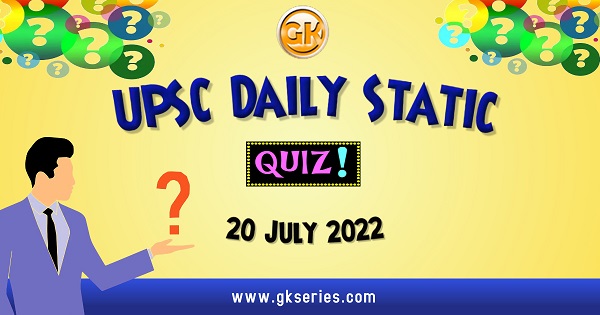 UPSC Daily Static Quiz