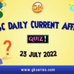 UPSC Daily Current Affairs Quiz