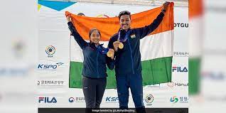 Mehuli Ghosh and Shahu Tushar Mane clinch second gold in ISSF World Cup