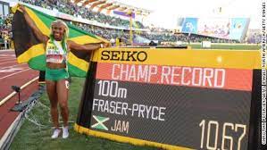 Shelly-Ann Fraser-Pryce wins 5th World 100m Title in Eugene, Oregon