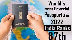 Henley Passport Index 2022: India ranks 87th