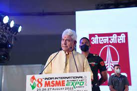 J&K LG, Manoj Sinha inaugurates 8th India International MSME Start-up Expo