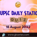 UPSC Daily Static Quiz