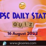 UPSC Daily Static Quiz