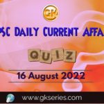 UPSC Daily Current Affairs Quiz