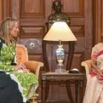 President Droupadi Murmu meets with Queen Máxima of Netherlands