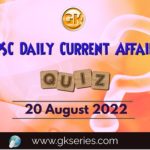 UPSC Daily Current Affairs Quiz