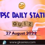 UPSC Daily Static Quiz