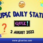 UPSC Daily Static Quiz