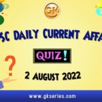 UPSC Daily Current Affairs Quiz