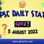 UPSC Daily Static Quiz