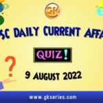 UPSC Daily Current Affairs Quiz