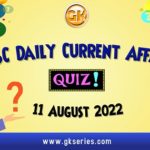 UPSC Daily Current Affairs Quiz