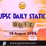 UPSC Daily Static Quiz