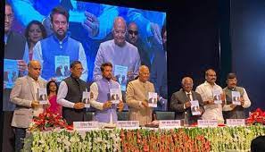 A book titled “Ambedkar and Modi” released by former President Ram Nath Kovind