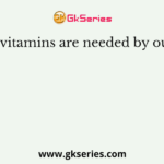 About vitamins are needed by our body