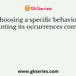 Choosing a specific behaviour and counting its occurrences comes under