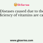 Diseases caused due to the deficiency of vitamins are called