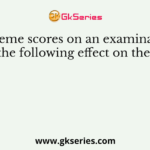 Extreme scores on an examination have the following effect on the mode